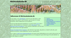 Desktop Screenshot of minhavekalender.dk